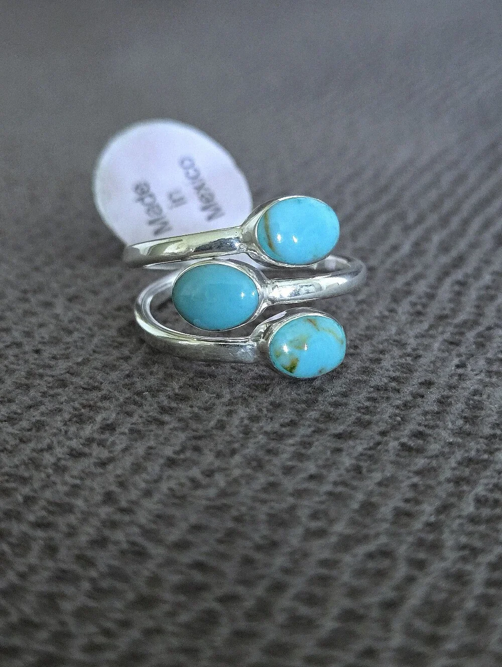 Silver🤍 Triple3️⃣ Turquoise🩵 Ring💍 - NWT